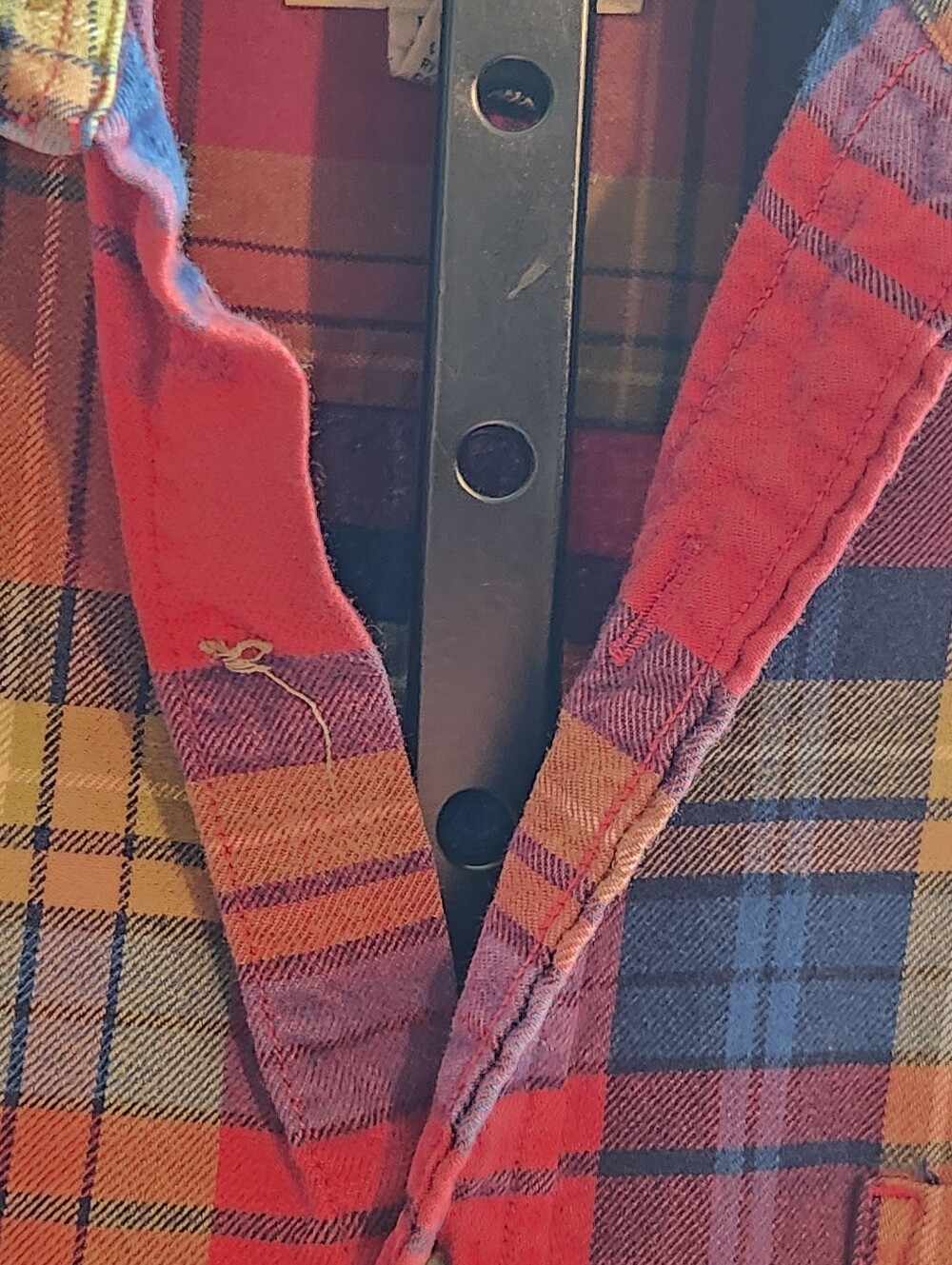 Eddie Bauer 100% Cotton Plaid Shirt - Picture 5 of 11